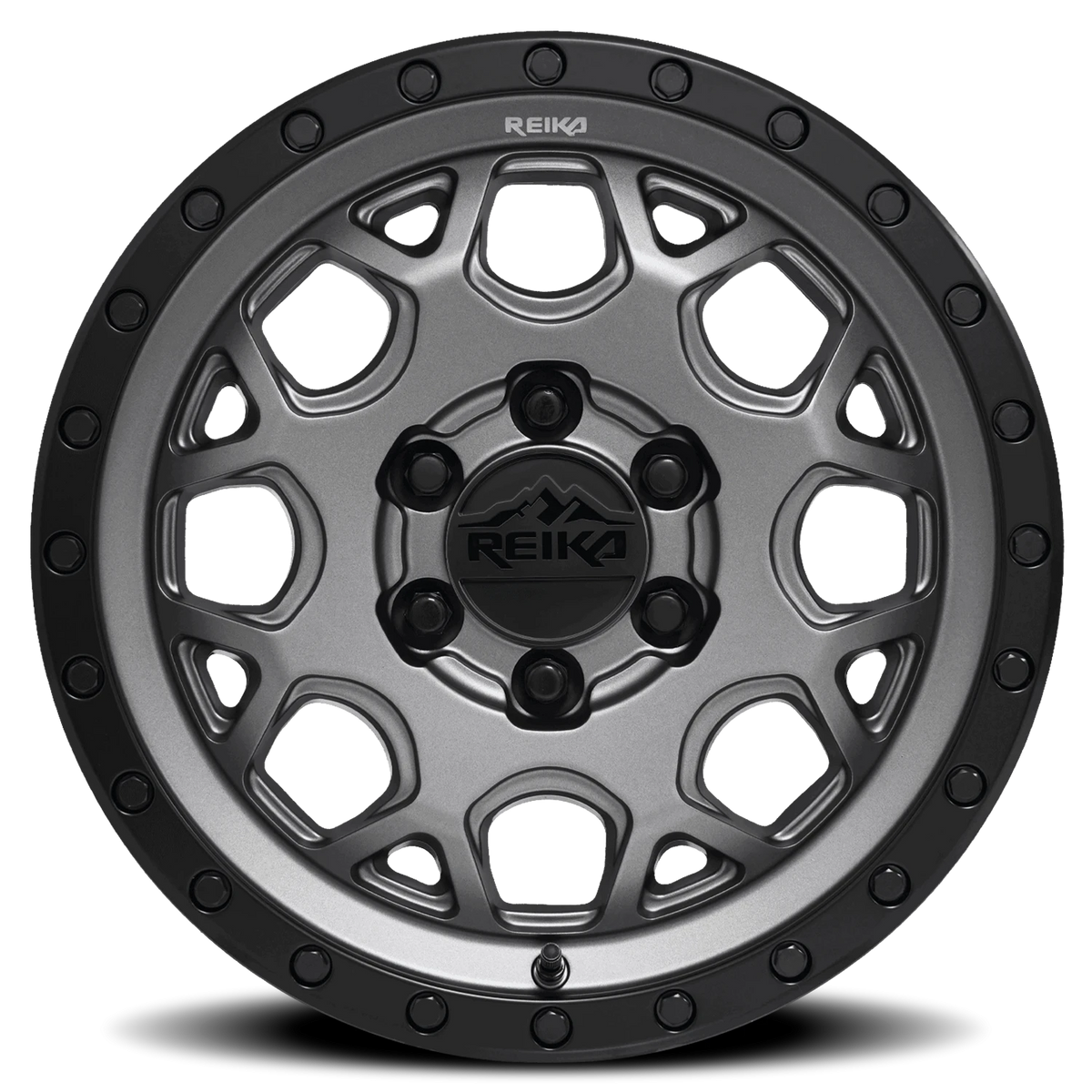 Reika R45 Gunmetal Grey 17x8 +89 6x205mm 161.1mm - Wheelwiz