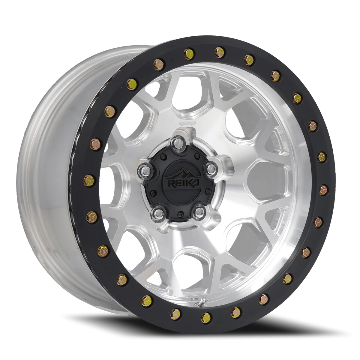 Reika R45 Machined 17x9 -12 5x150mm 110.5mm - Wheelwiz