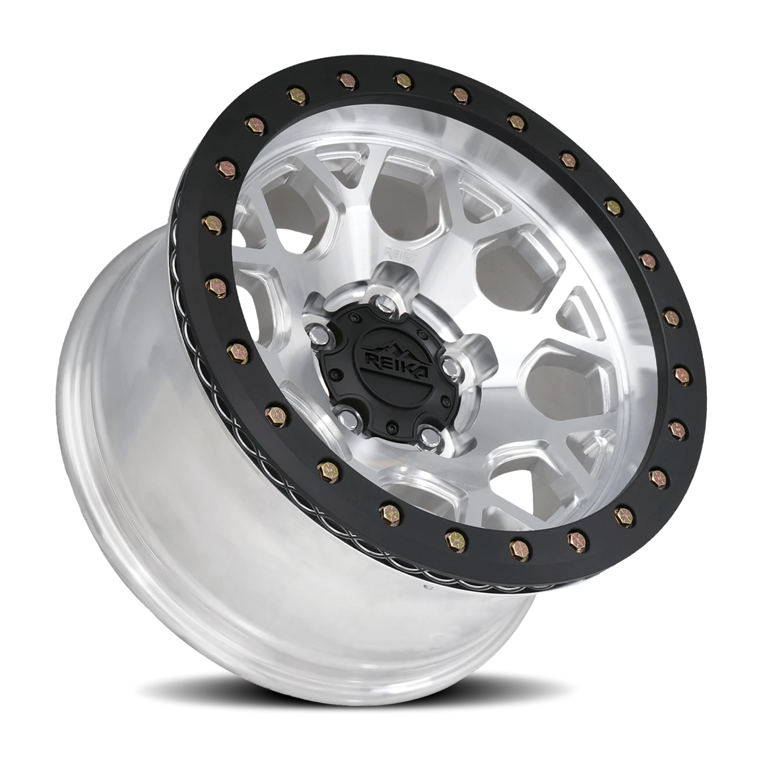 Reika R45 Machined 17x9 -12 5x150mm 110.5mm - Wheelwiz