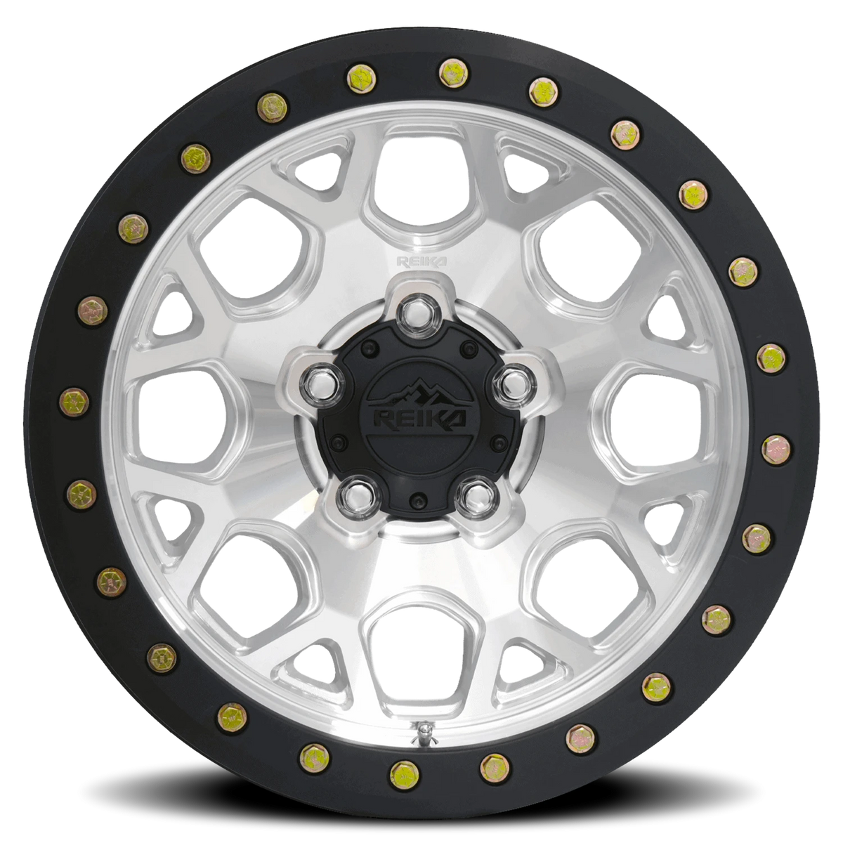 Reika R45 Machined 17x9 -35 5x127mm 71.5mm - Wheelwiz