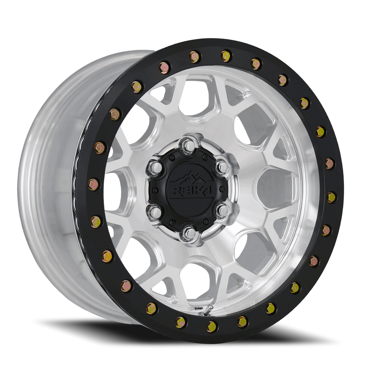 Reika R45 Machined 17x9 -12 6x139.7mm 106.1mm - Wheelwiz