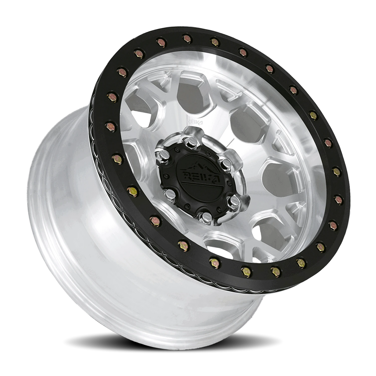 Reika R45 Machined 17x9 -12 6x139.7mm 106.1mm - Wheelwiz