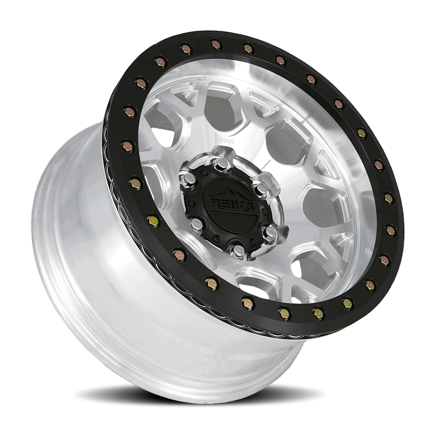 Reika R45 Machined 17x9 -12 6x139.7mm 106.1mm - Wheelwiz