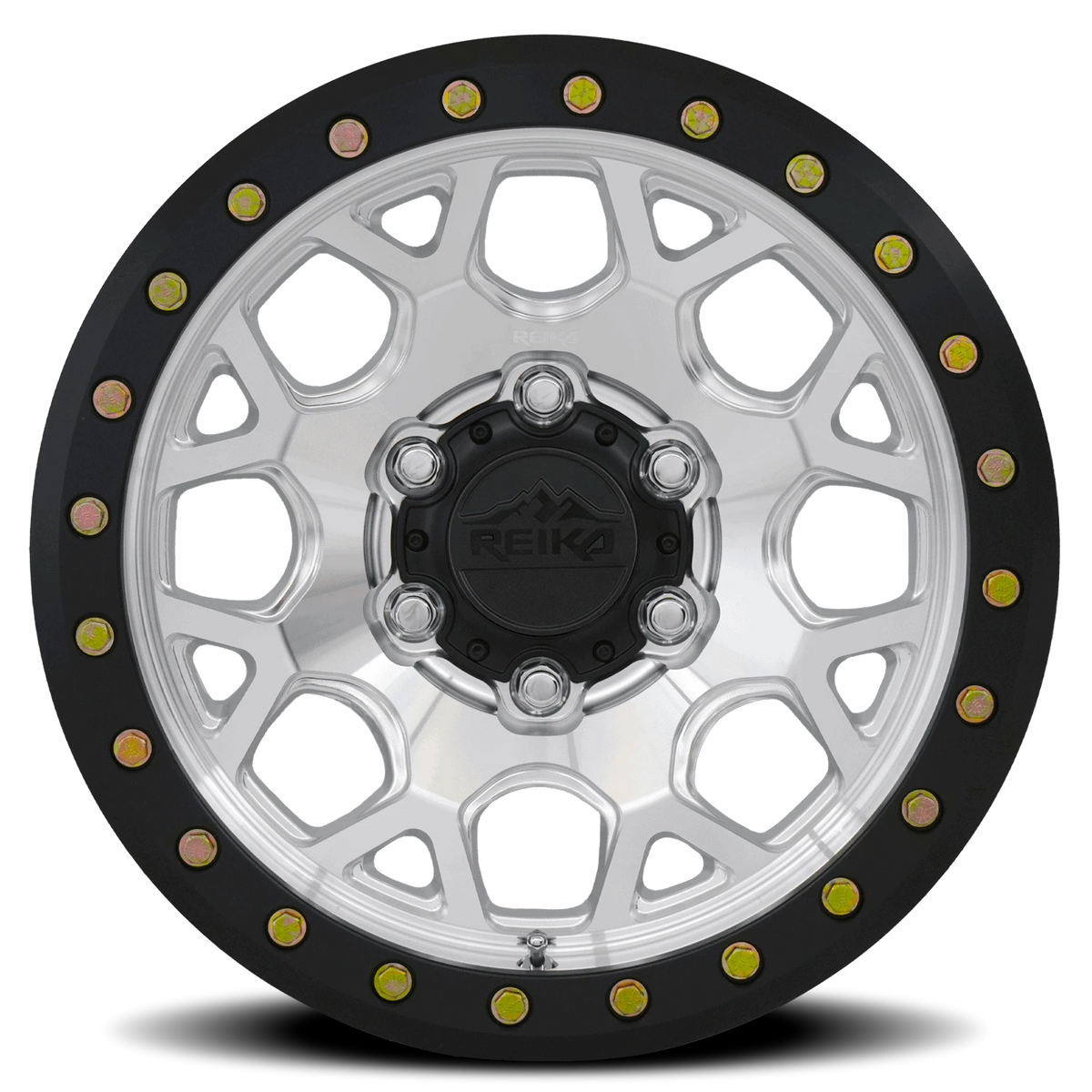 Reika R45 Machined 17x9 -12 6x139.7mm 106.1mm - Wheelwiz