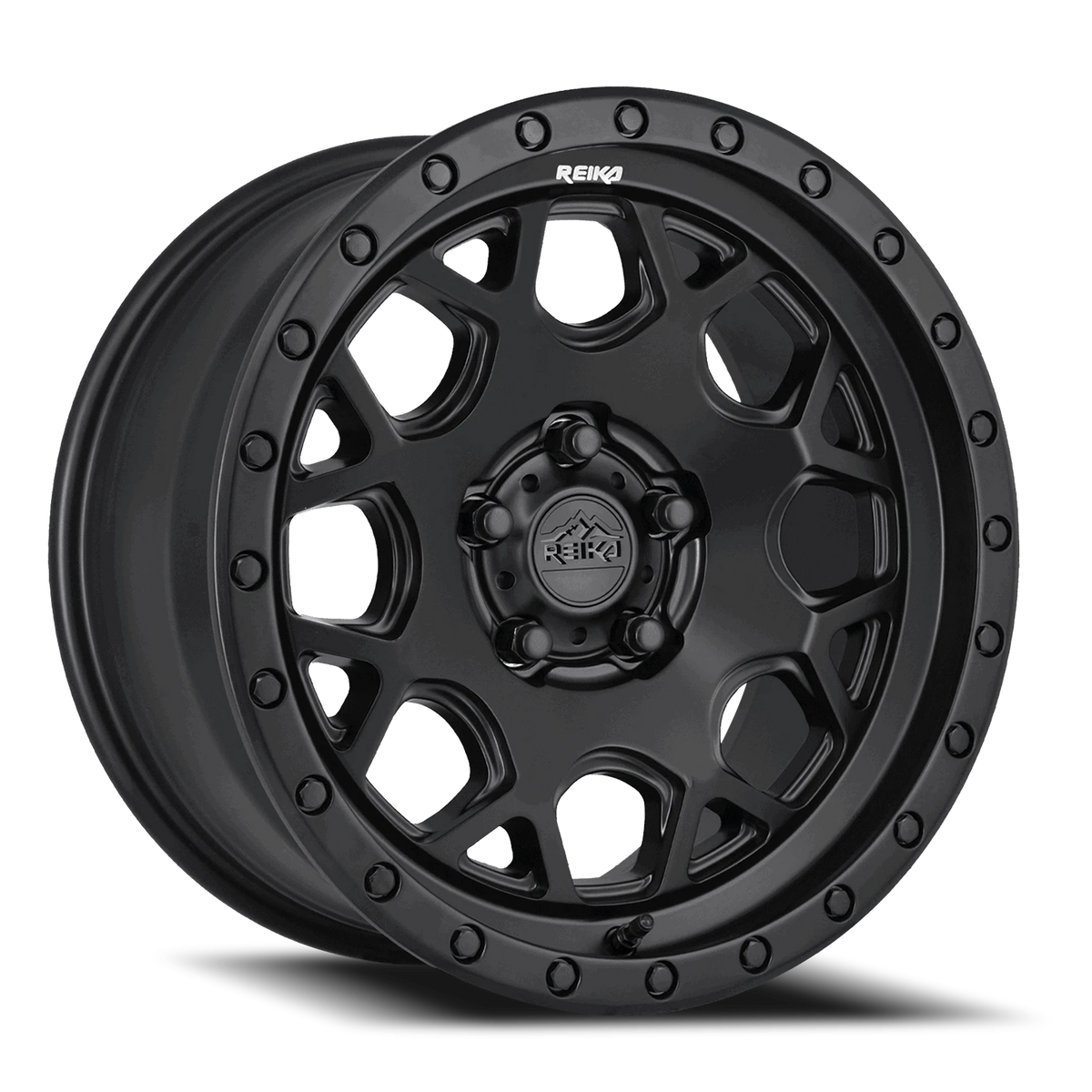 Reika R45 Satin Black 17x9 -12 5x127mm 71.5mm - Wheelwiz