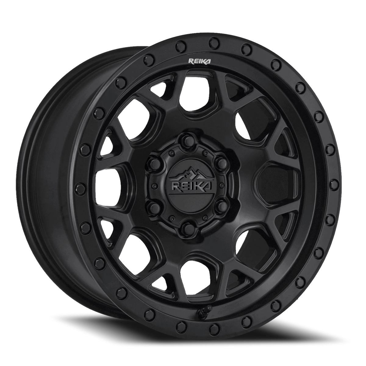 Reika R45 Satin Black 17x8.5 +18 6x135mm 87.1mm - Wheelwiz
