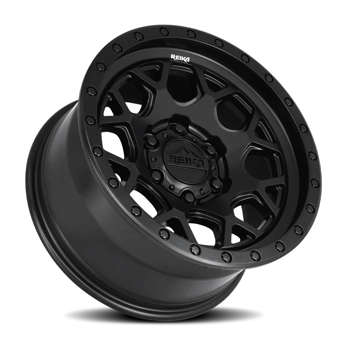 Reika R45 Satin Black 17x8.5 +18 6x114.3mm 66.1mm - Wheelwiz