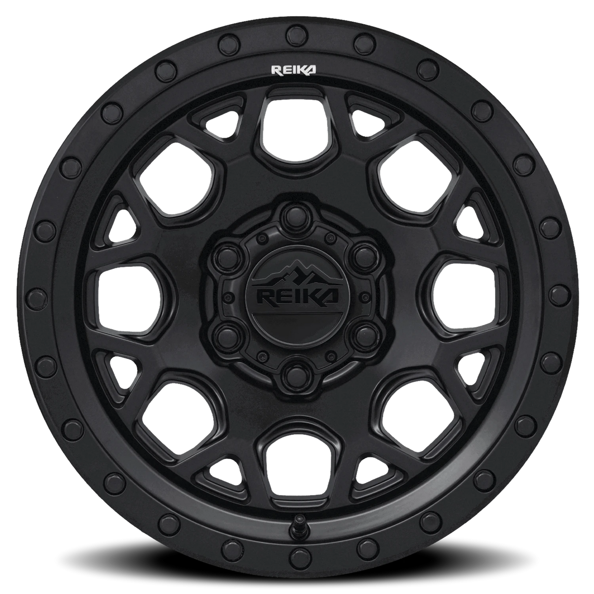 Reika R45 Satin Black 17x8.5 +18 6x114.3mm 66.1mm - Wheelwiz