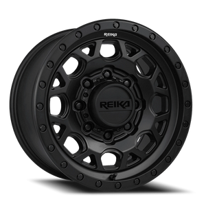 Reika R45 Satin Black 17x9 +18 8x165.1mm 125.2mm - Wheelwiz