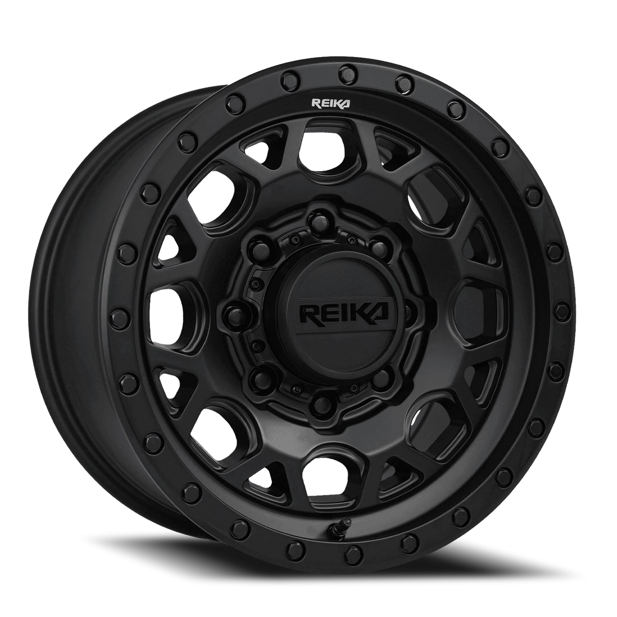 Reika R45 Satin Black 17x9 +18 8x180mm 124.2mm - Wheelwiz