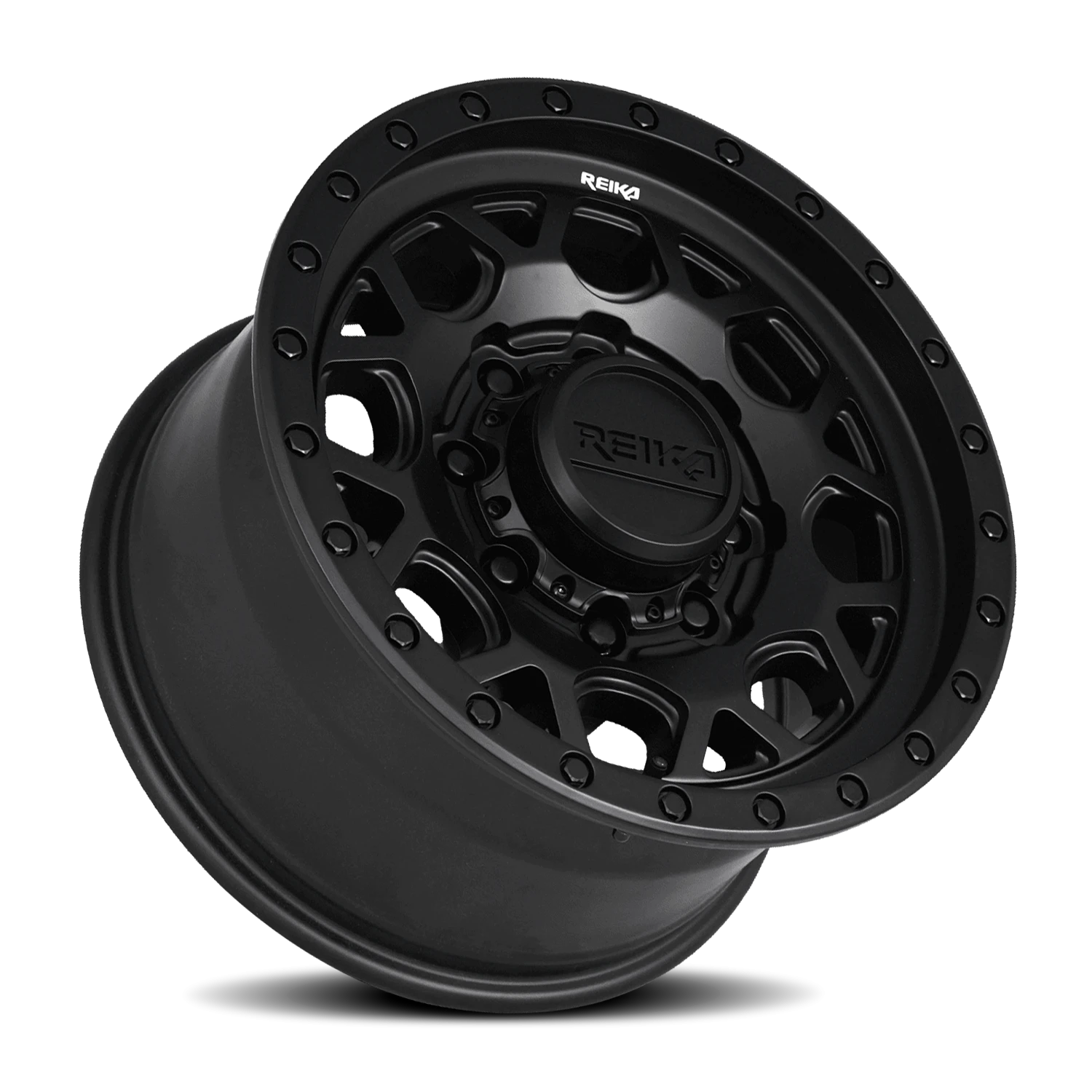 Reika R45 Satin Black 17x9 +18 8x170mm 125.2mm - Wheelwiz