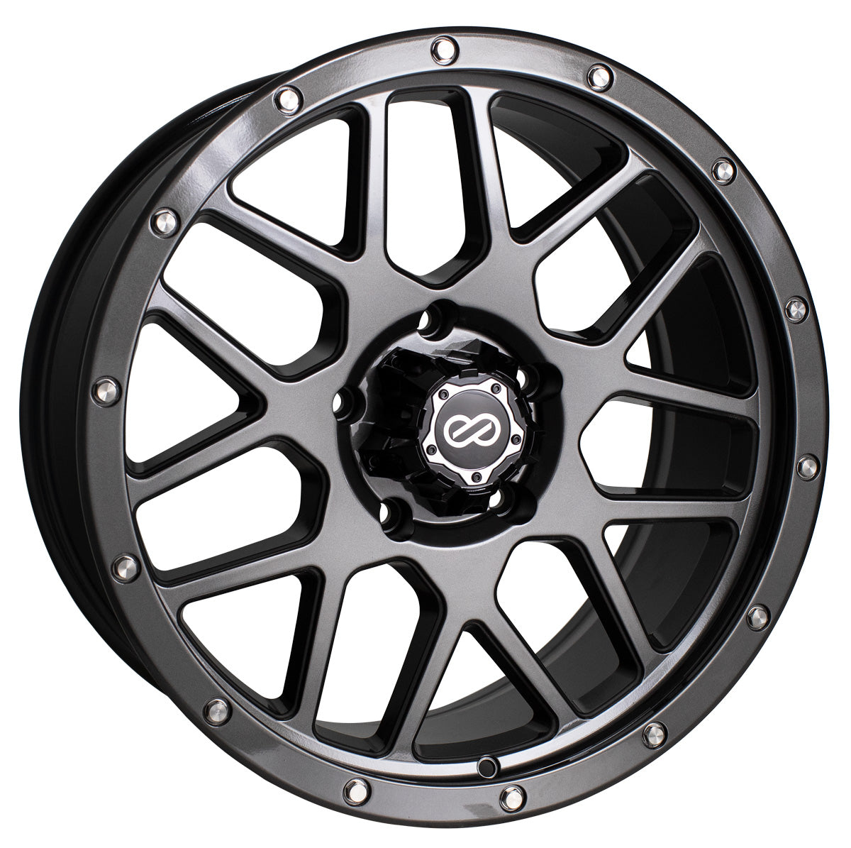 Enkei MATRIX Gunmetal Paint 20x9 0 6x139.7mm 108mm - WheelWiz