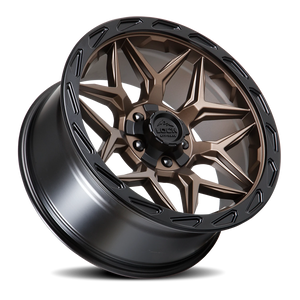 Lock Offroad Matrix Matte Bronze W/ Matte Black Ring 17x9 0 5x127|5x139.7mm 87.1mm
