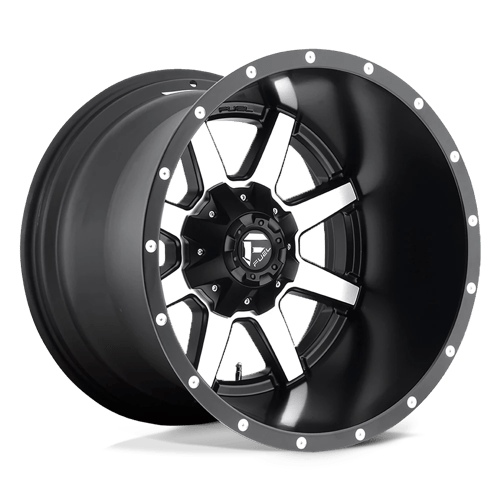 Fuel Offroad D537 MAVERICK Matte Black Machined 20x12 -44 6x135|6x139.7mm 106.1mm - Wheelwiz