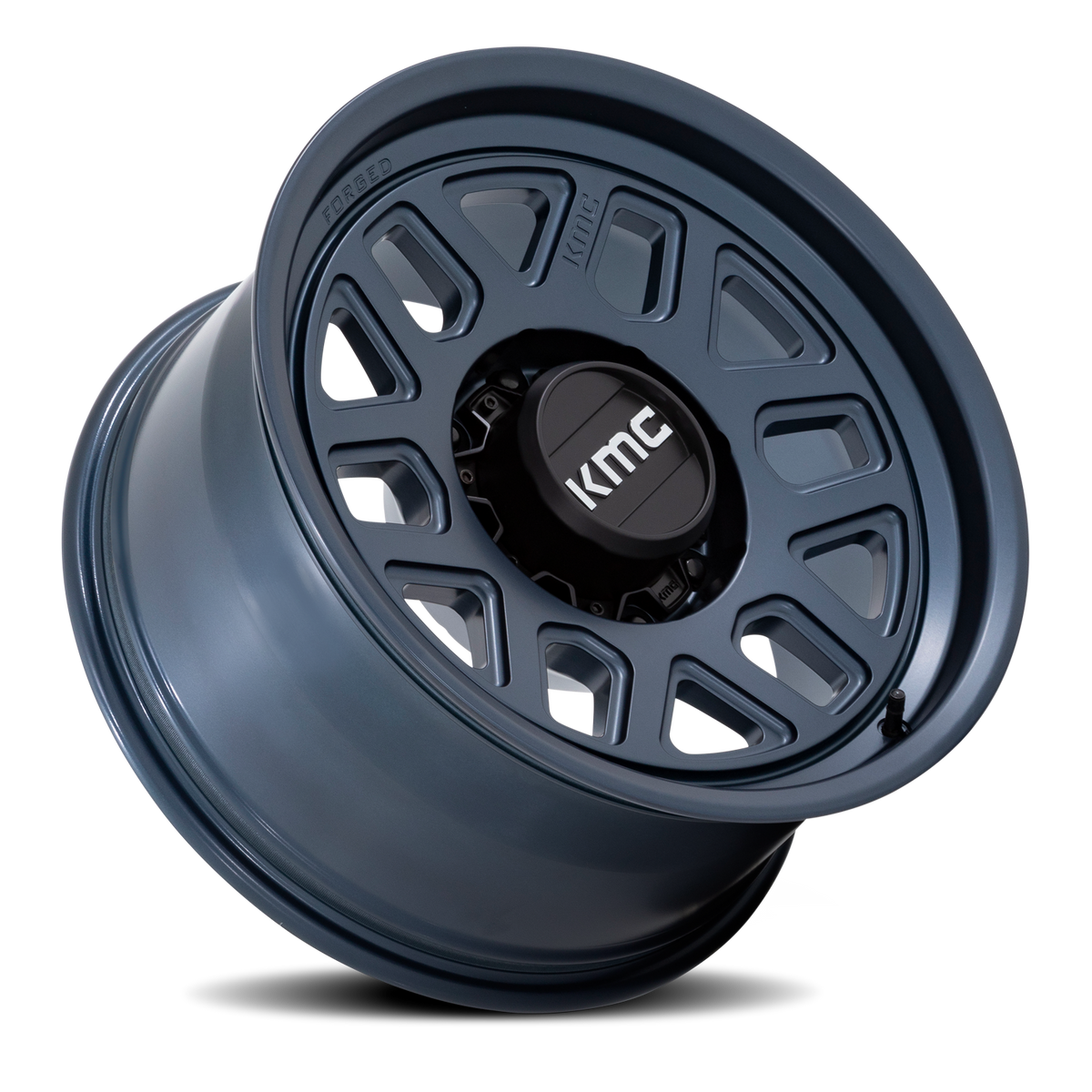 KMC KM451 MESA FORGED MONOBLOCK Metallic Blue 18x9 +18 8x170mm 125.1mm - Wheelwiz
