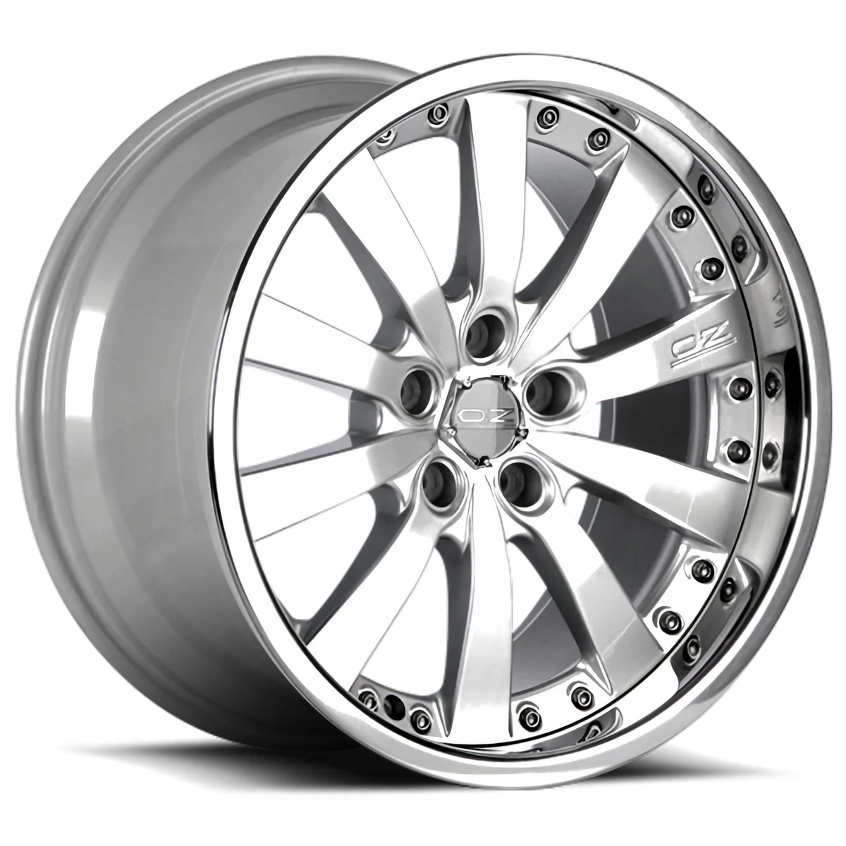 OZ Racing Michelangelo II OZ Race Silver 18x8.5 +40 5x120mm 79mm - Wheelwiz