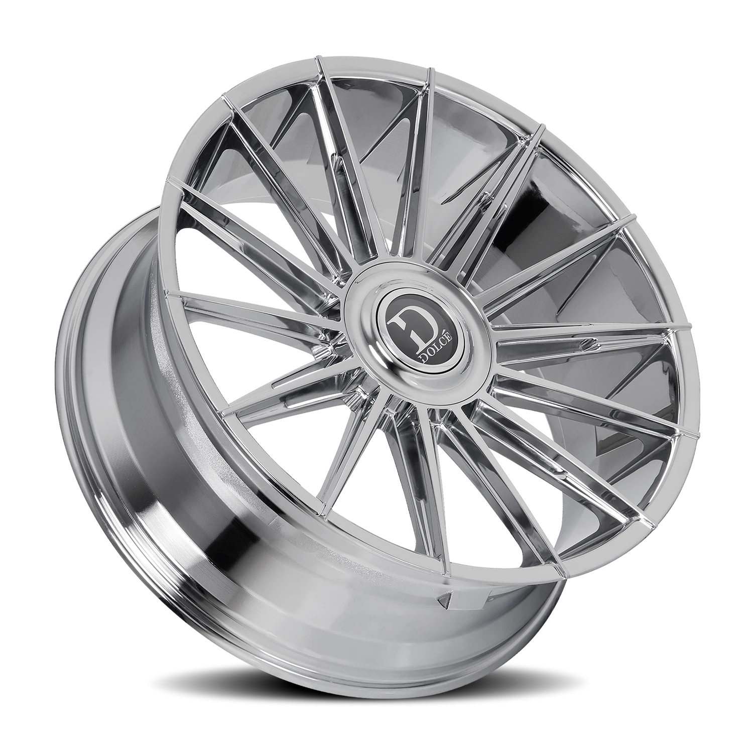 Dolce Luxury Mirelli Chrome 24x10 +15 5x112|5x120mm 74.1mm
