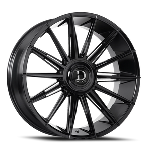 Dolce Luxury Mirelli Gloss Black 24x10 +15 5x115|5x120mm 74.1mm