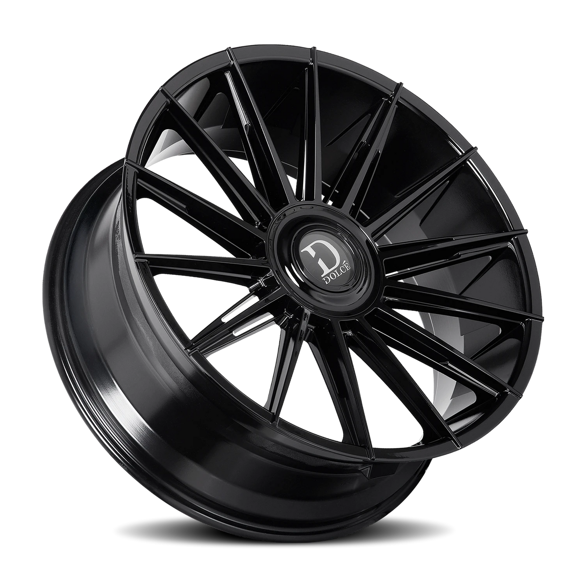 Dolce Luxury Mirelli Gloss Black 24x9 +15 5x115|5x120mm 74.1mm