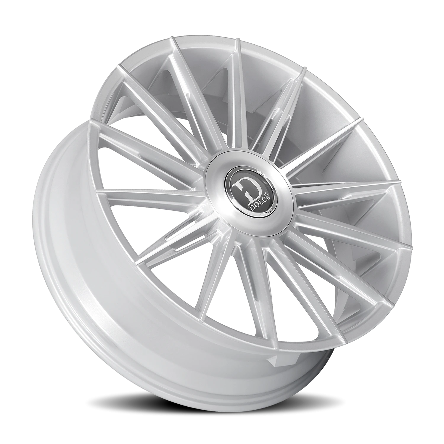Dolce Luxury Mirelli Gloss Silver W/ Brushed Face 24x10 +35 6x135|6x139.7mm 87.1mm