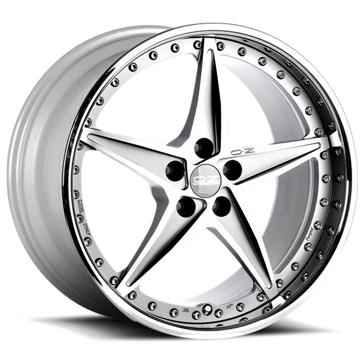 OZ Racing Mito Rosso Matte Graphite Silver W/ Diamond Cut 20x11.5 +55 5x114mm 67mm