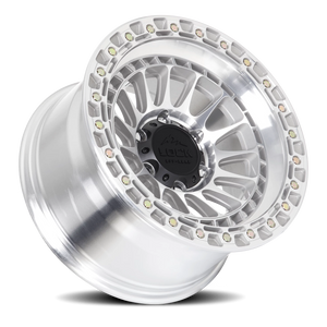 Lock Offroad Mojave Machined Silver W/ Clear Coat 17x9 0 5x127mm 71.5mm