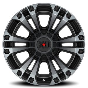 XD Series XD851 MONSTER 3 Satin Black With Gray Tint 20x10 -18 8x180mm 124.2mm - Wheelwiz