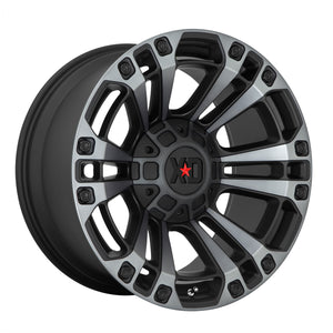 XD Series XD851 MONSTER 3 Satin Black With Gray Tint 20x10 -18 8x180mm 124.2mm - Wheelwiz