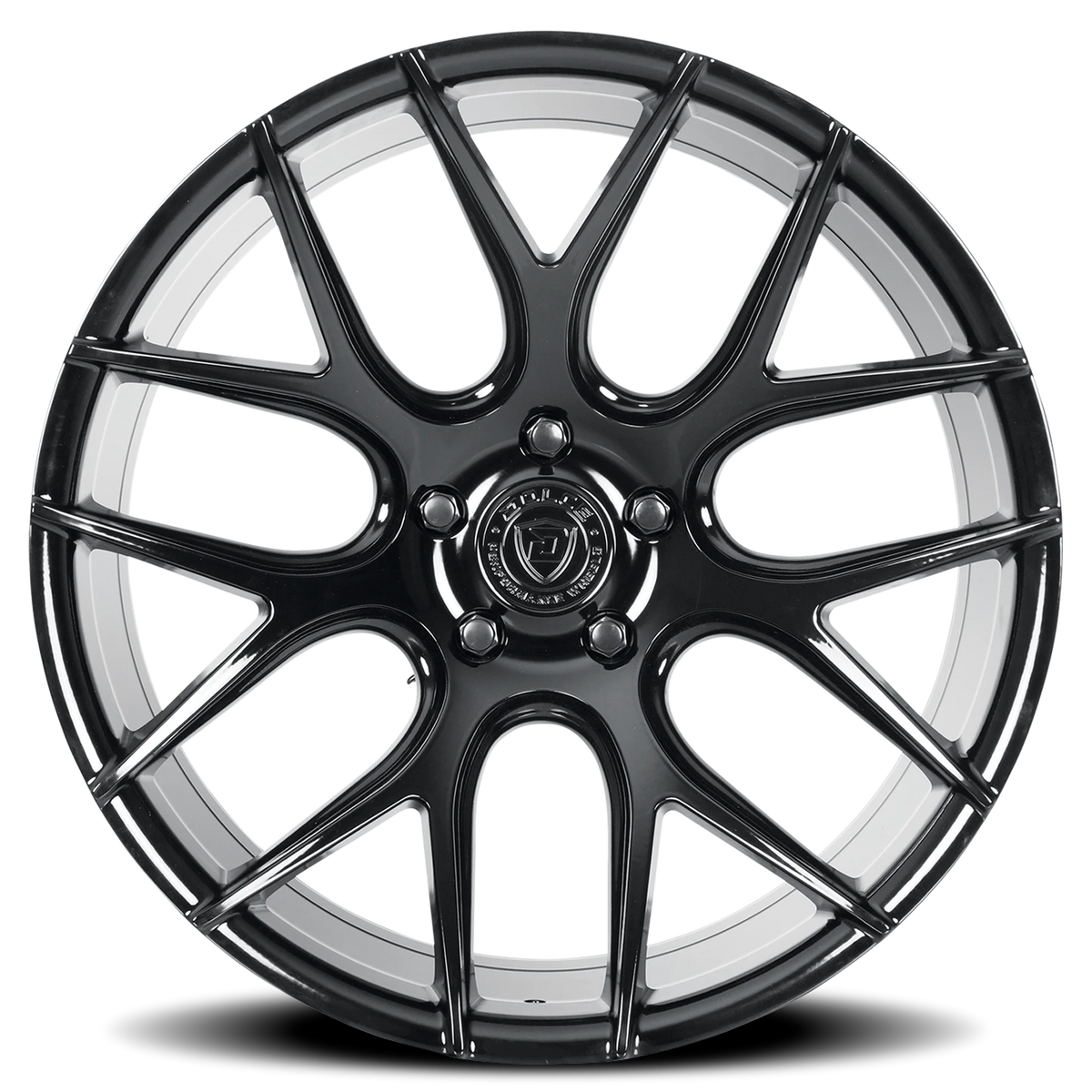 Dolce Performance Monza Gloss Black 19x8.5 +28 5x112mm 66.56mm