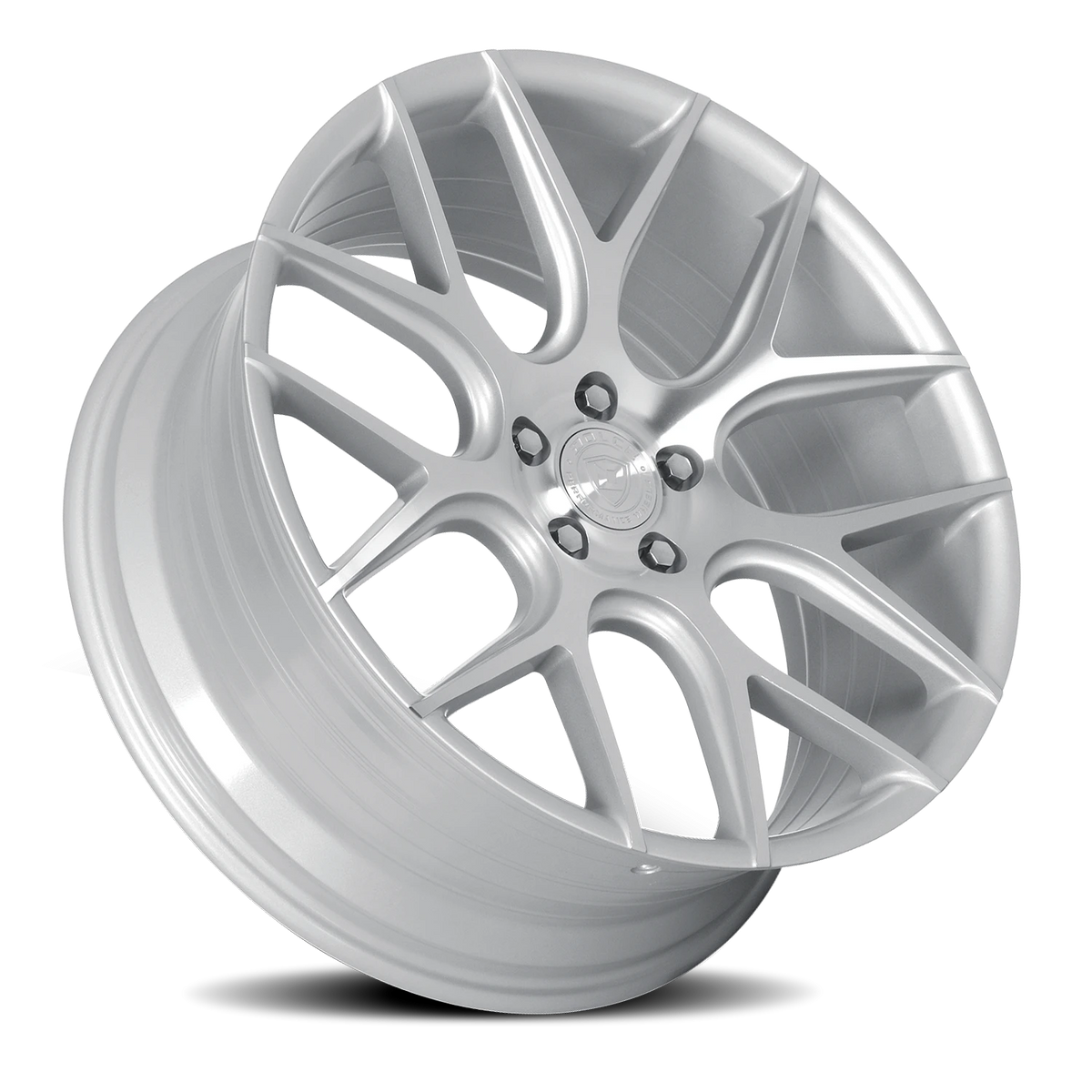 Dolce Performance Monza Gloss Silver W/ Machined Face 19x8.5 +28 5x112mm 66.56mm