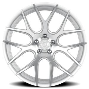 Dolce Performance Monza Gloss Silver W/ Machined Face 18x8.5 +35 5x114.3mm 73.1mm