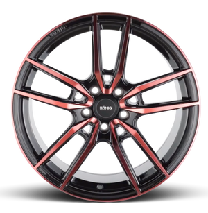 Konig Myth Gloss Black 18x8 +43 5x112mm 66.6mm