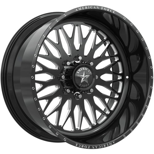 American Force AFW EXTORT SS Gloss Black 24x11 0 8x180mm 124mm