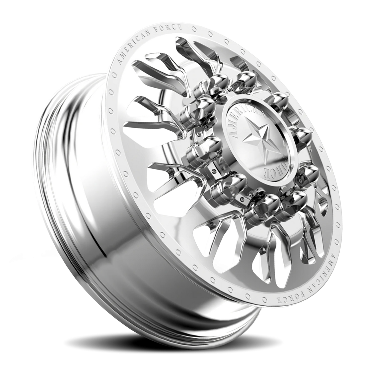 American Force N10 Commander DRW Polished 28x8.25 +169 8x165.1mm 122mm - Wheelwiz
