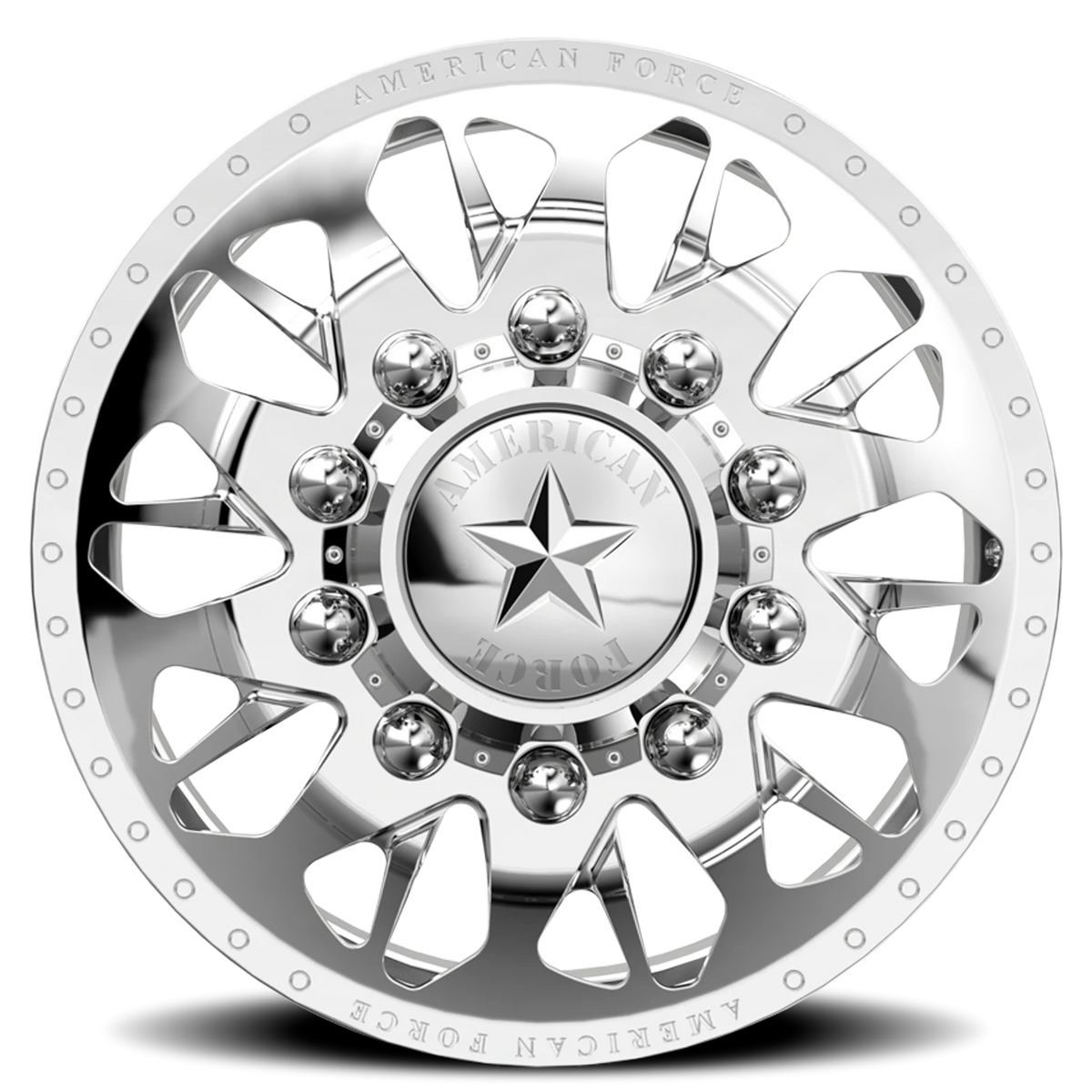 American Force N10 Commander DRW Polished 24x8.25 +169 8x165.1mm 122mm - Wheelwiz