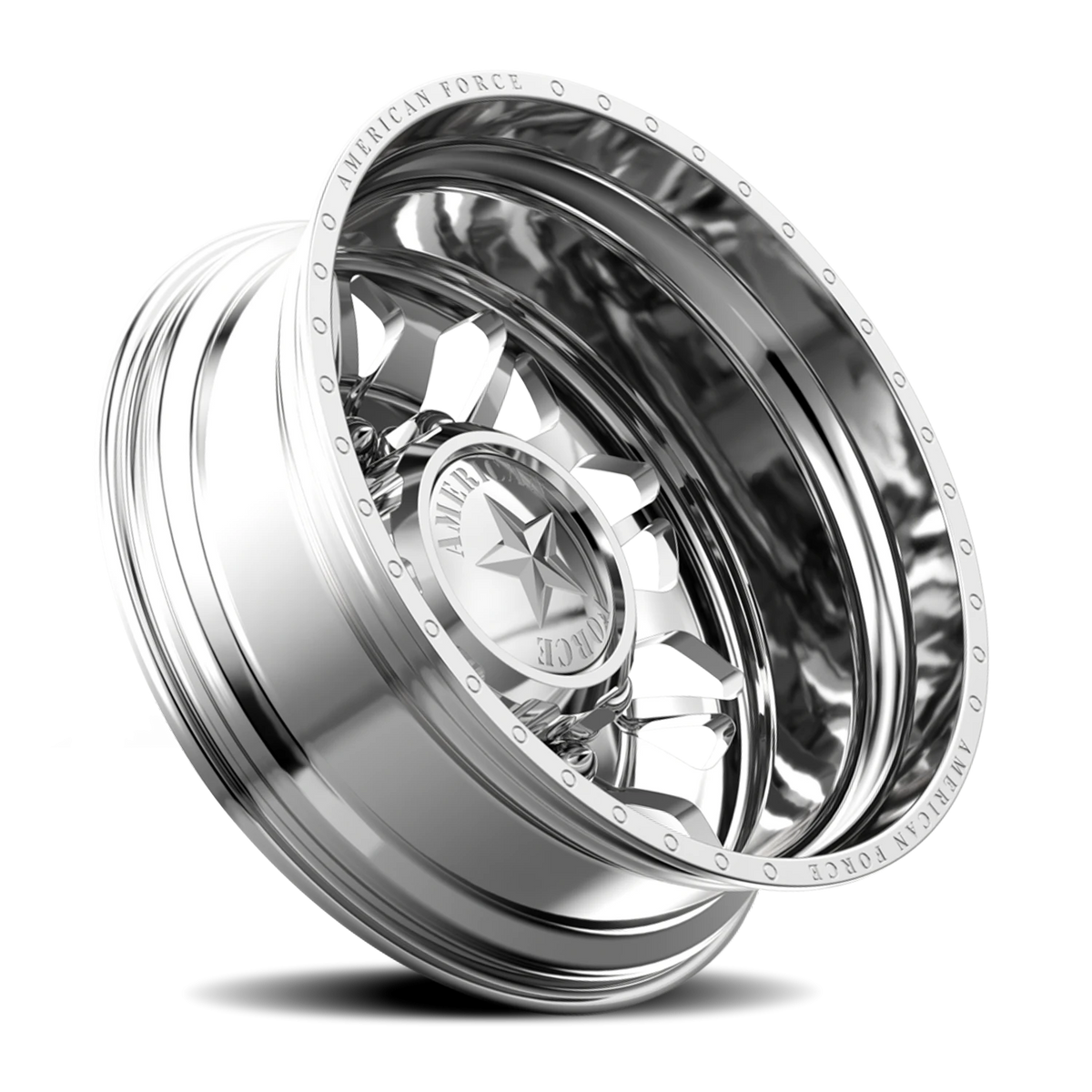 American Force N10 Commander DRW Polished 22x8.25 -145 8x170mm 125mm - Wheelwiz