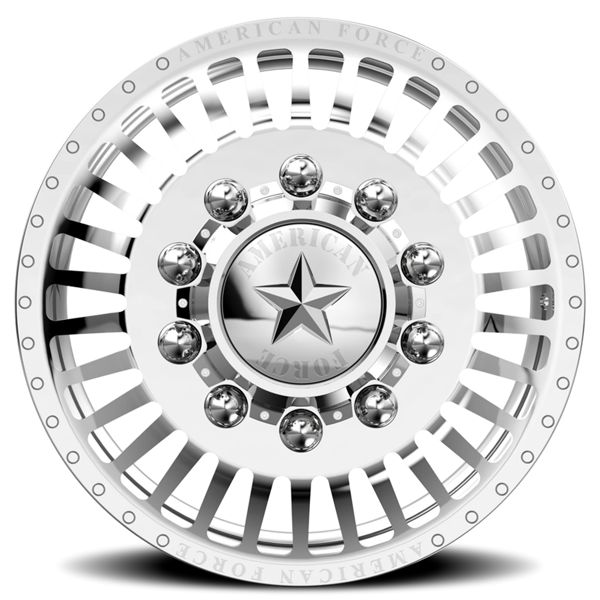 American Force N11 Legion DRW Polished 22x8.25 +169 10x225mm 170mm - Wheelwiz