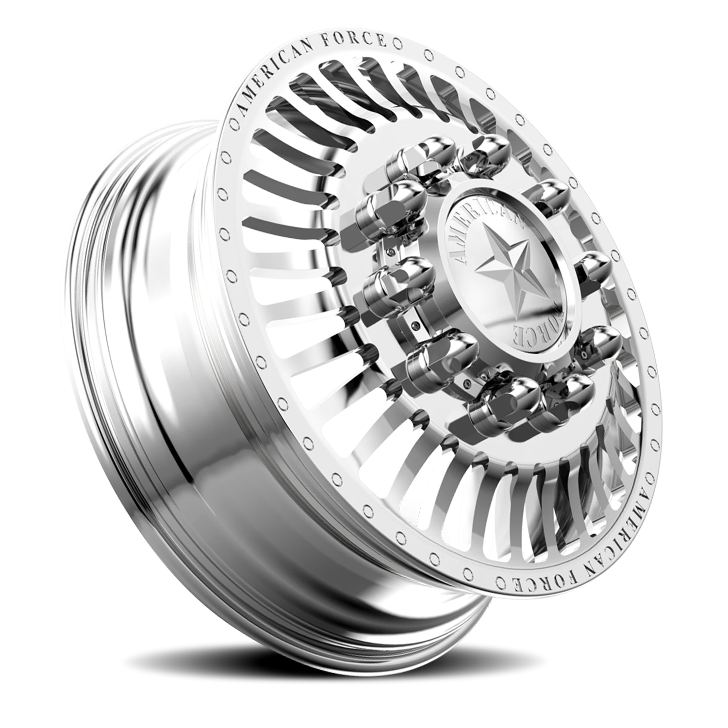 American Force N11 Legion DRW Polished 26x8.25 +152 8x225mm 170mm - Wheelwiz