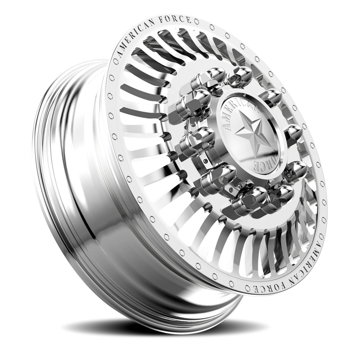 American Force N11 Legion DRW Polished 24x8.25 +169 8x165.1mm 122mm - Wheelwiz