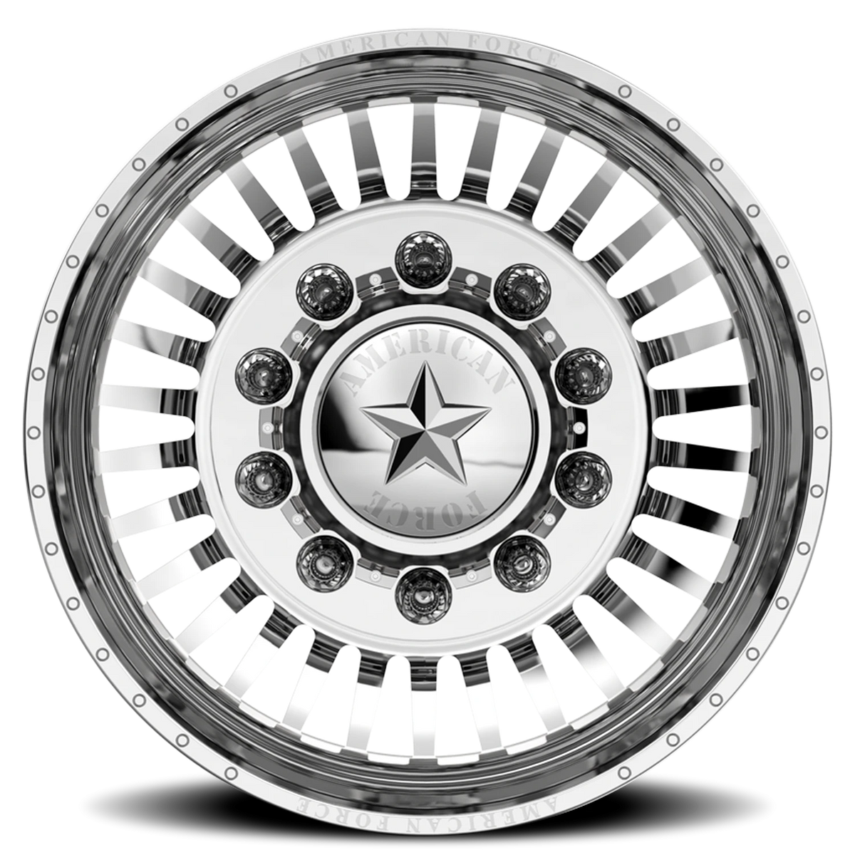 American Force N11 Legion DRW Polished 22x8.25 -145 8x165.1mm 122mm - Wheelwiz