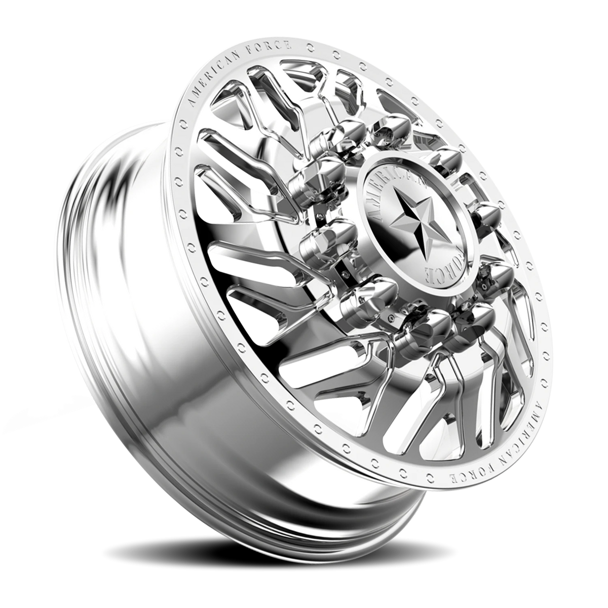 American Force N13 Derange DRW Polished 28x8.25 +169 8x210mm 154mm - Wheelwiz