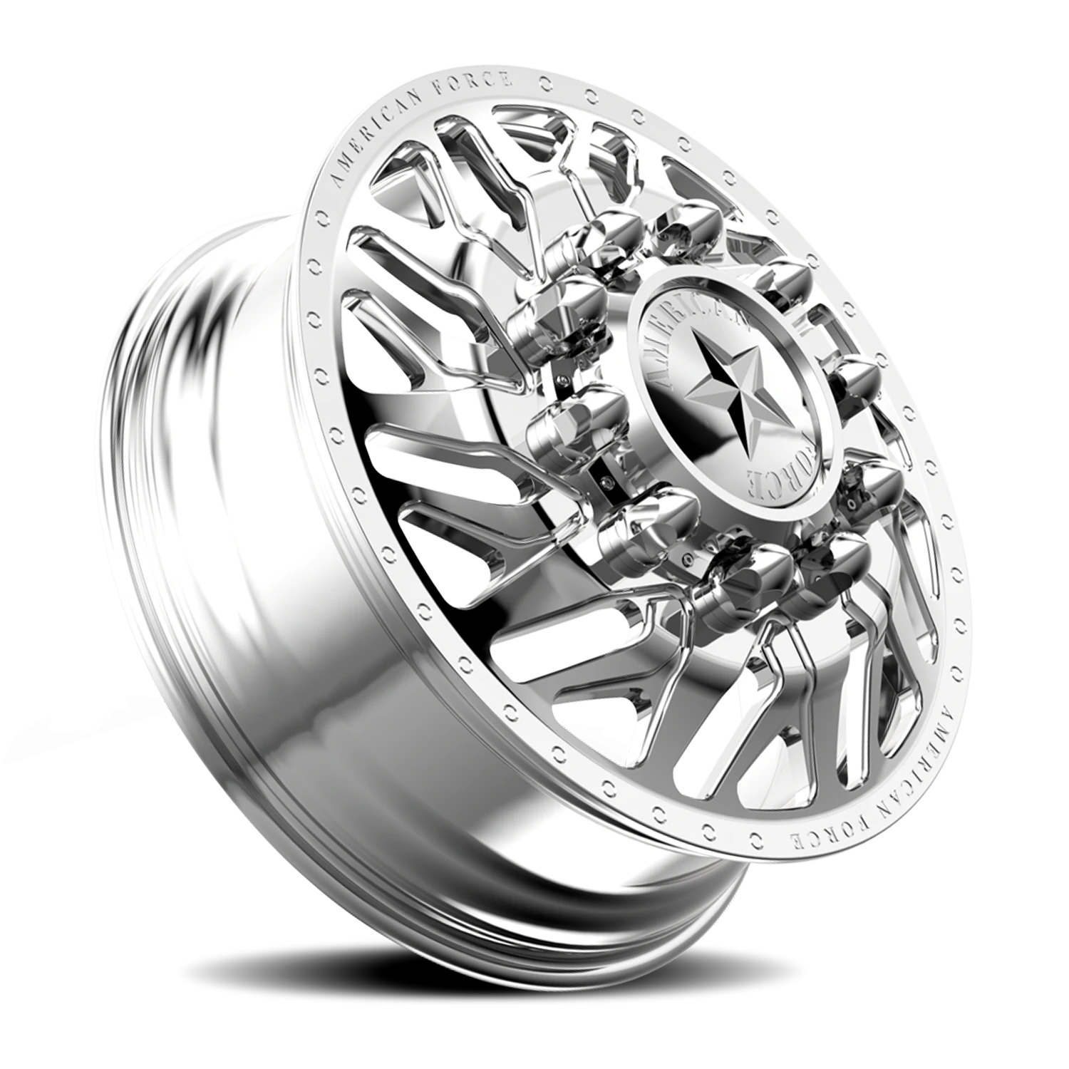 American Force N13 Derange DRW Polished 28x8.25 +169 8x210mm 154mm - Wheelwiz