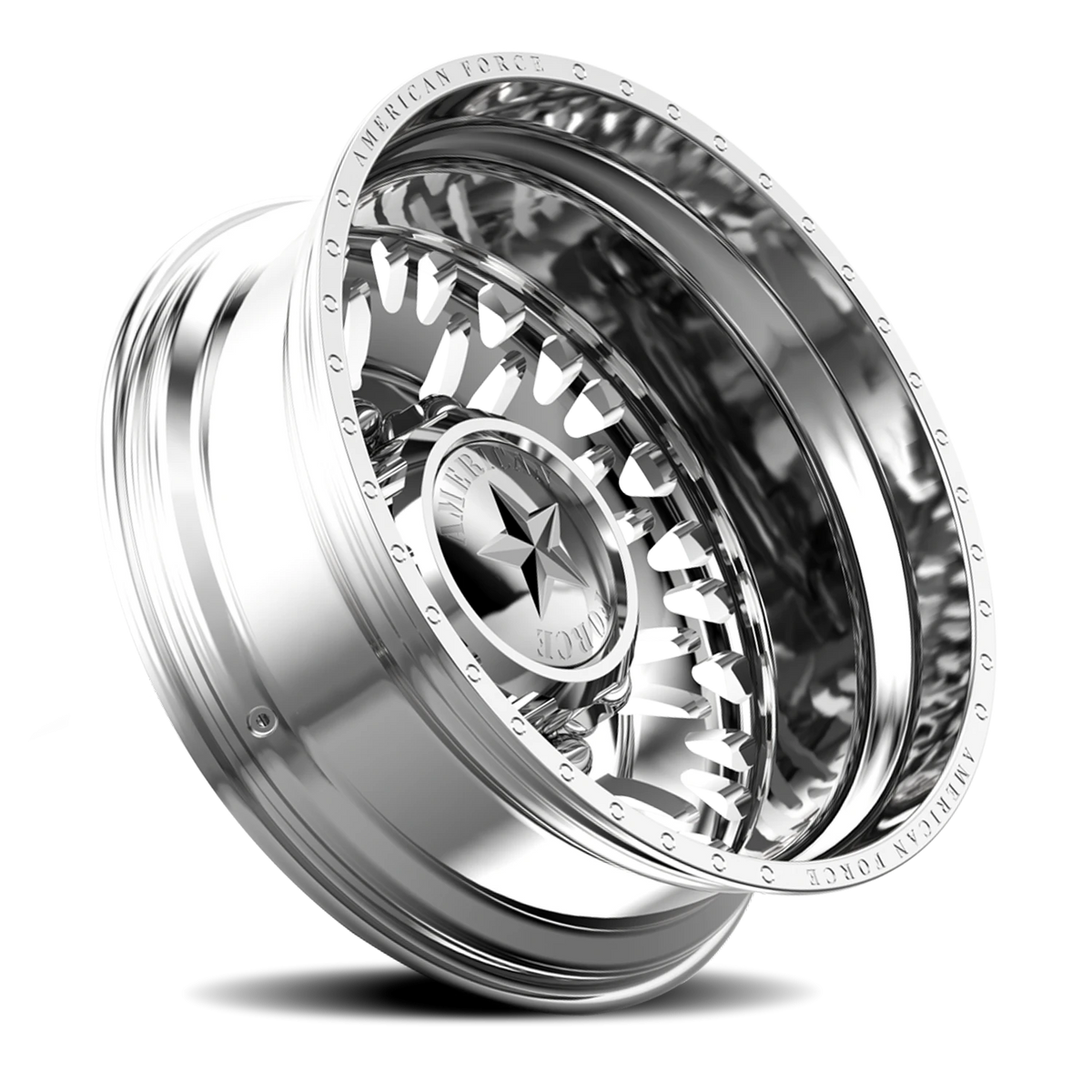 American Force N16 Shove DRW Polished 22x8.25 -145 8x165.1mm 117mm - Wheelwiz
