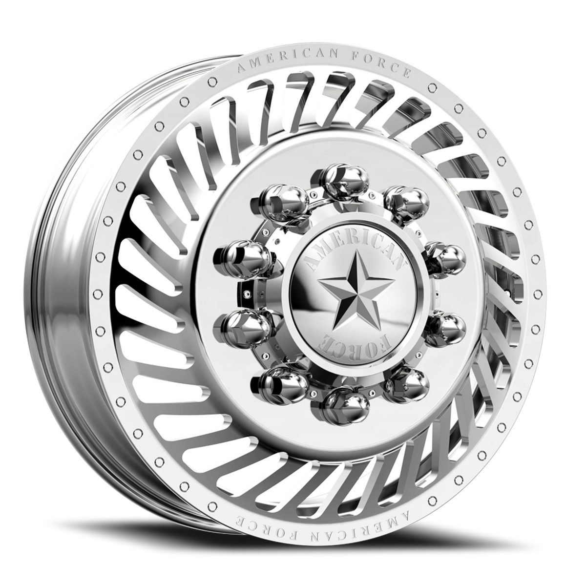 American Force N17 Vader DRW Polished 28x8.25 +152 8x210mm 154mm - Wheelwiz