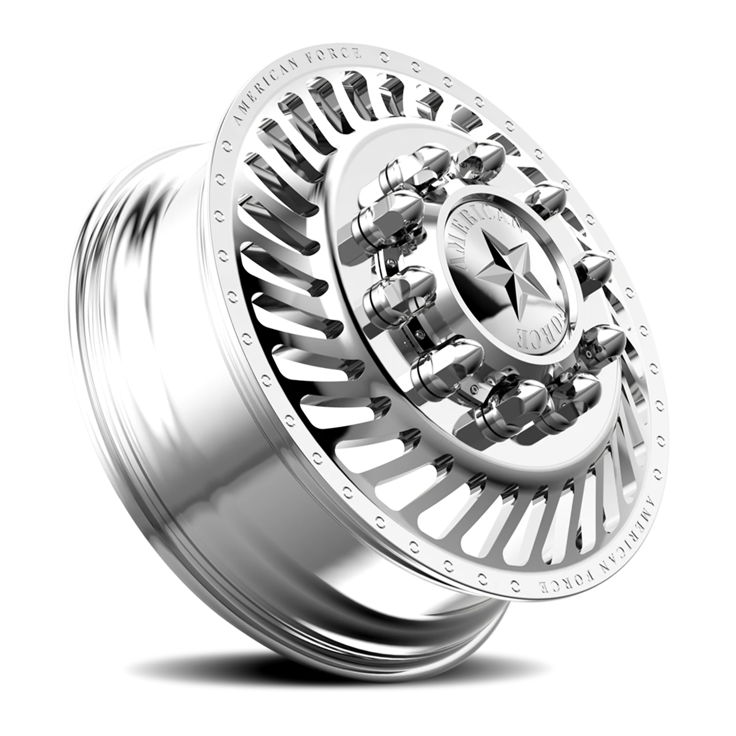 American Force N17 Vader DRW Polished 28x8.25 +152 8x165.1mm 122mm - Wheelwiz