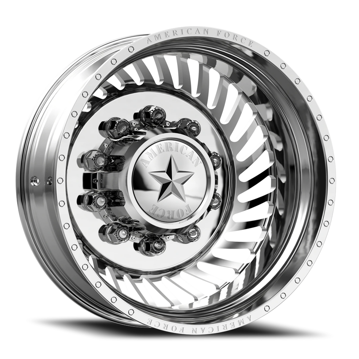 American Force N17 Vader DRW Polished 22x8.25 -145 8x225mm 170mm - Wheelwiz