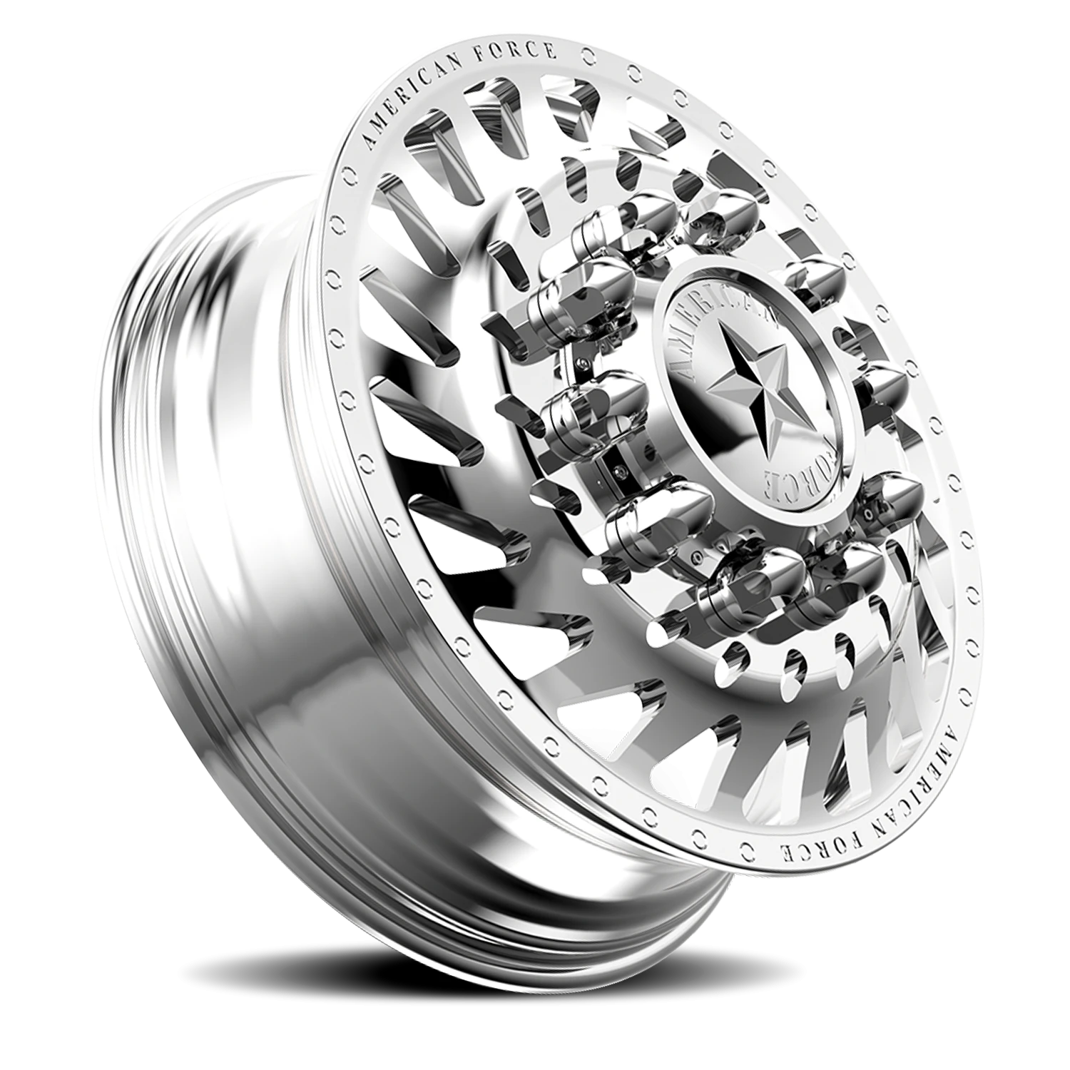 American Force N18 Cutlass DRW Polished 22x8.25 +169 8x200mm 142mm - Wheelwiz