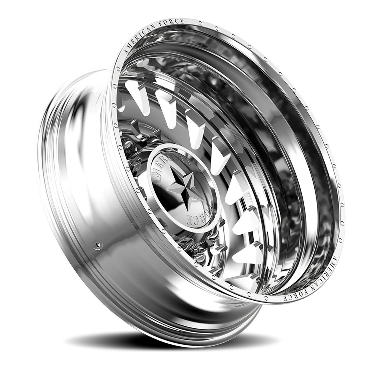 American Force N18 Cutlass DRW Polished 22x8.25 -145 8x225mm 170mm - Wheelwiz