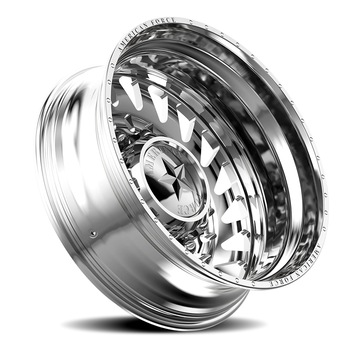 American Force N18 Cutlass DRW Polished 28x8.25 -130 8x225mm 170mm - Wheelwiz