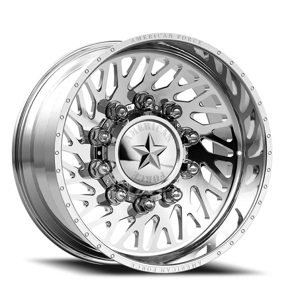 American Force N19 Torsion CCSD Polished 24x14 -73 8x165.1mm 117mm - Wheelwiz